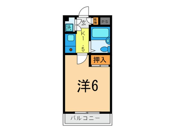 瑞江マキノビルの物件間取画像